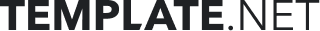 Template.net correct logo on black